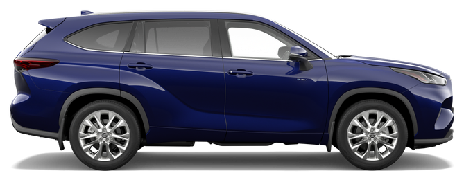 Blue Toyota Kluger